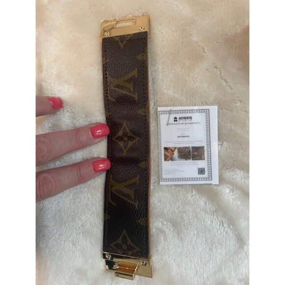 Authentic Louis Vuitton Upcycled Cuff Bracelet - Picture 4 of 9